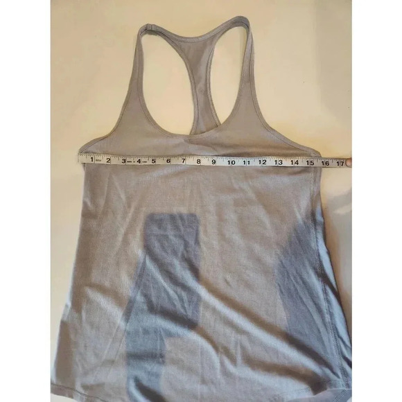 Lululemon Racerback Tank Top Gray Size 6 - Picture 3 of 4
